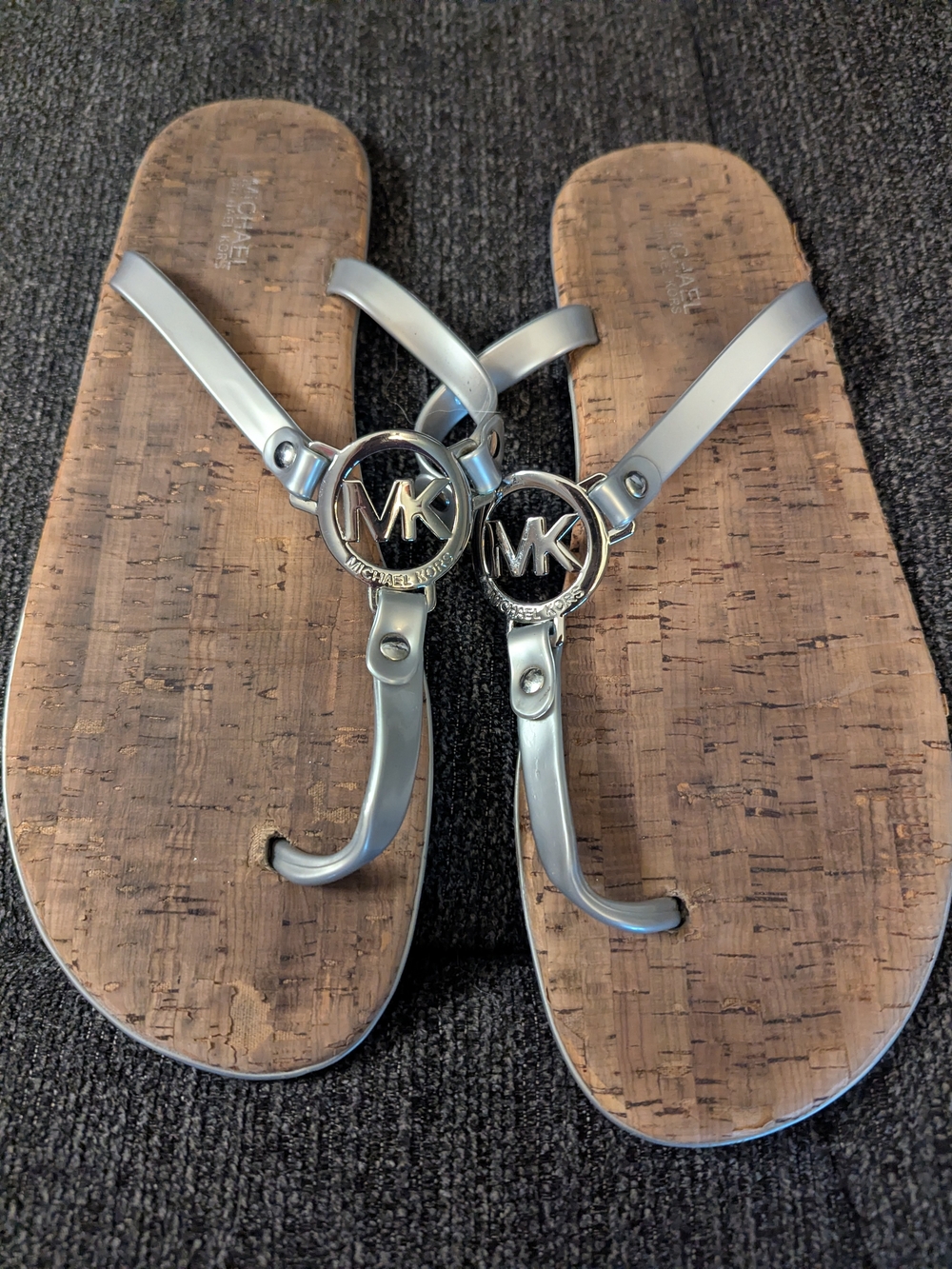 Flip Flop Sandals with Michael Kors Logo